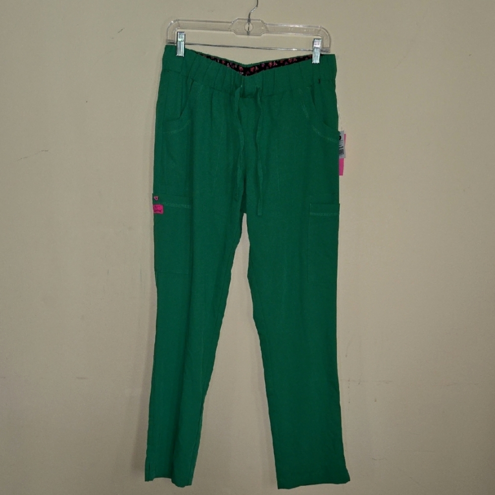 Betsey Johnson By Koi Buttercup Scrub Pants